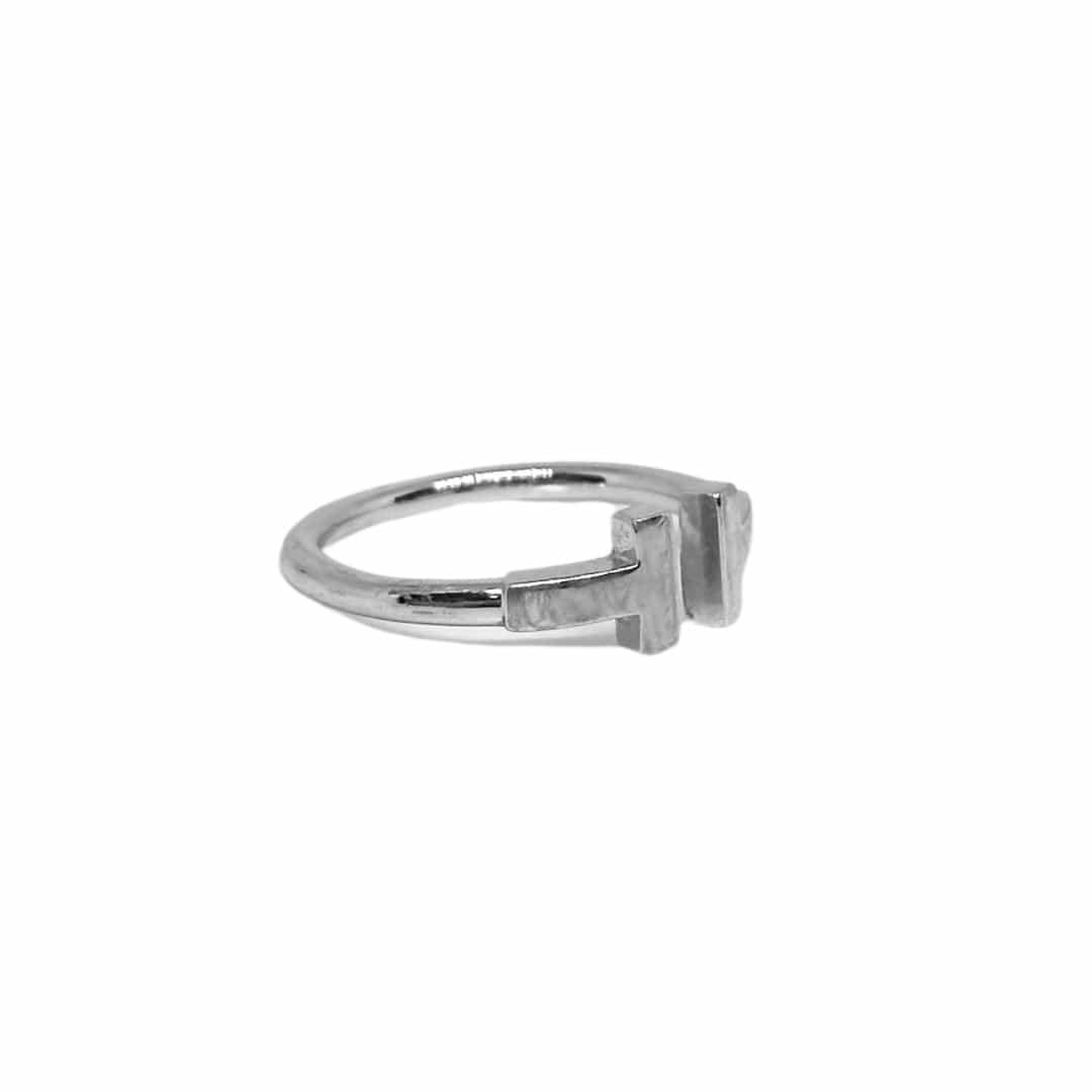 Tiffany & Co T Square Ring Sz 5.5