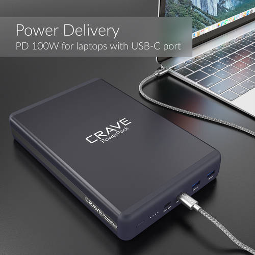 Crave PowerPack 2, 50000 mAh Power Bank for Laptop, 2x USB QC3.0 / 2x PD Charger?