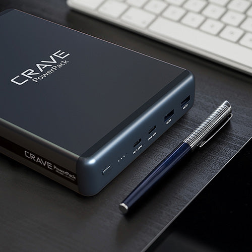 5-Pack of Crave PowerPack 2, 50000 mAh, Dual USB QC3.0 | Dual Power Delivery Charger for Laptop