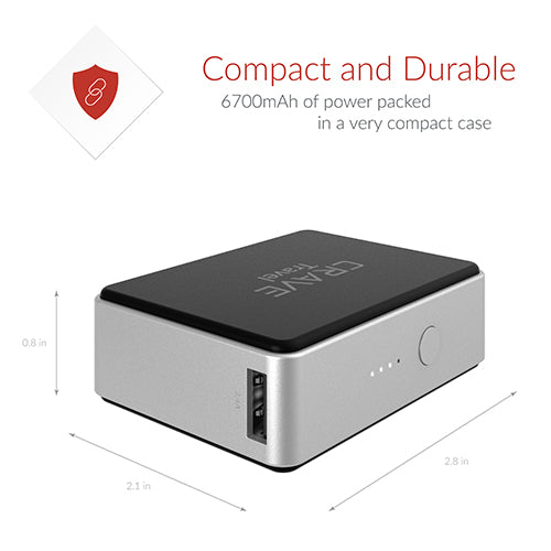 Travel Power Bank 6700 mAh USB + Type C