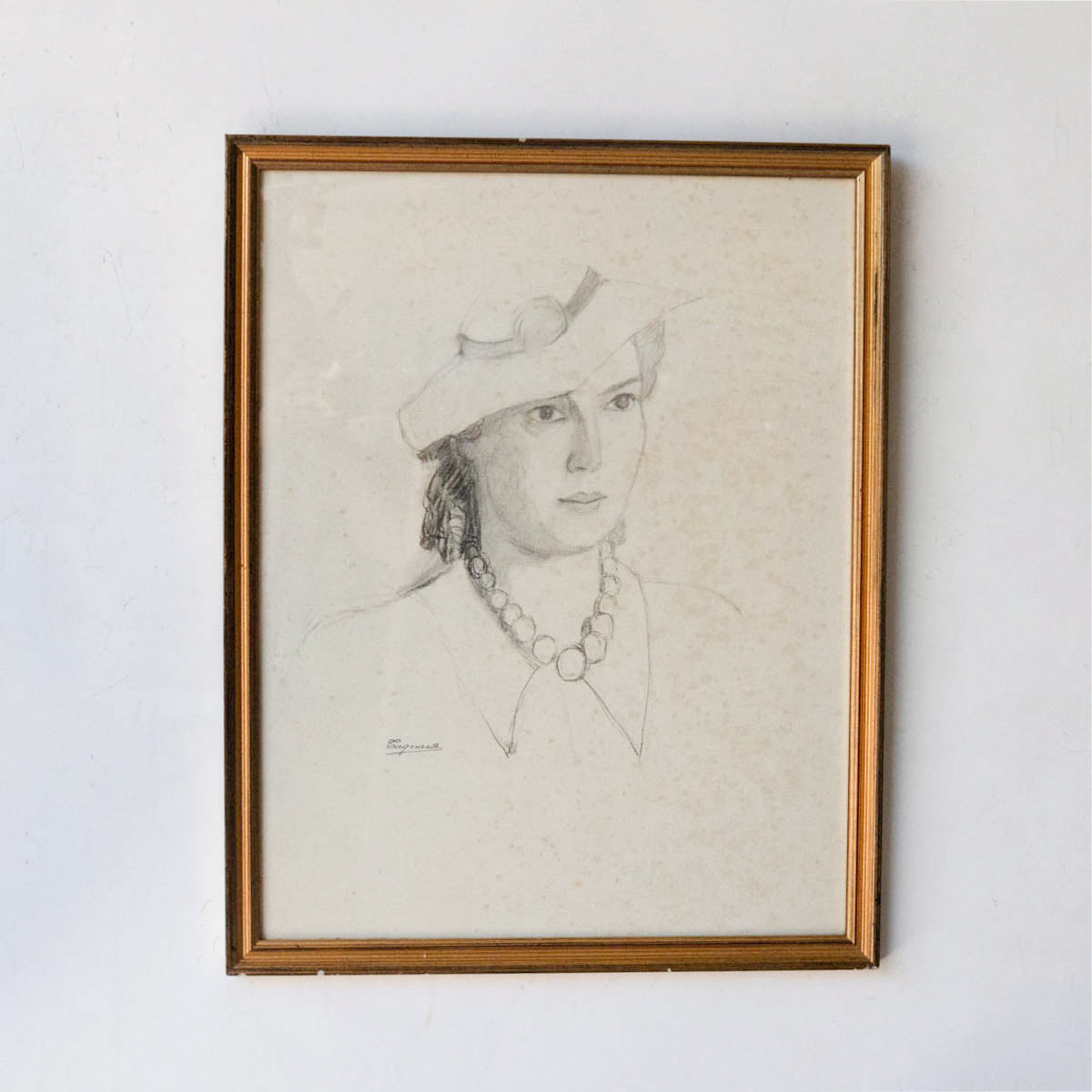 Le Portrait de Jacquotte Line Drawing