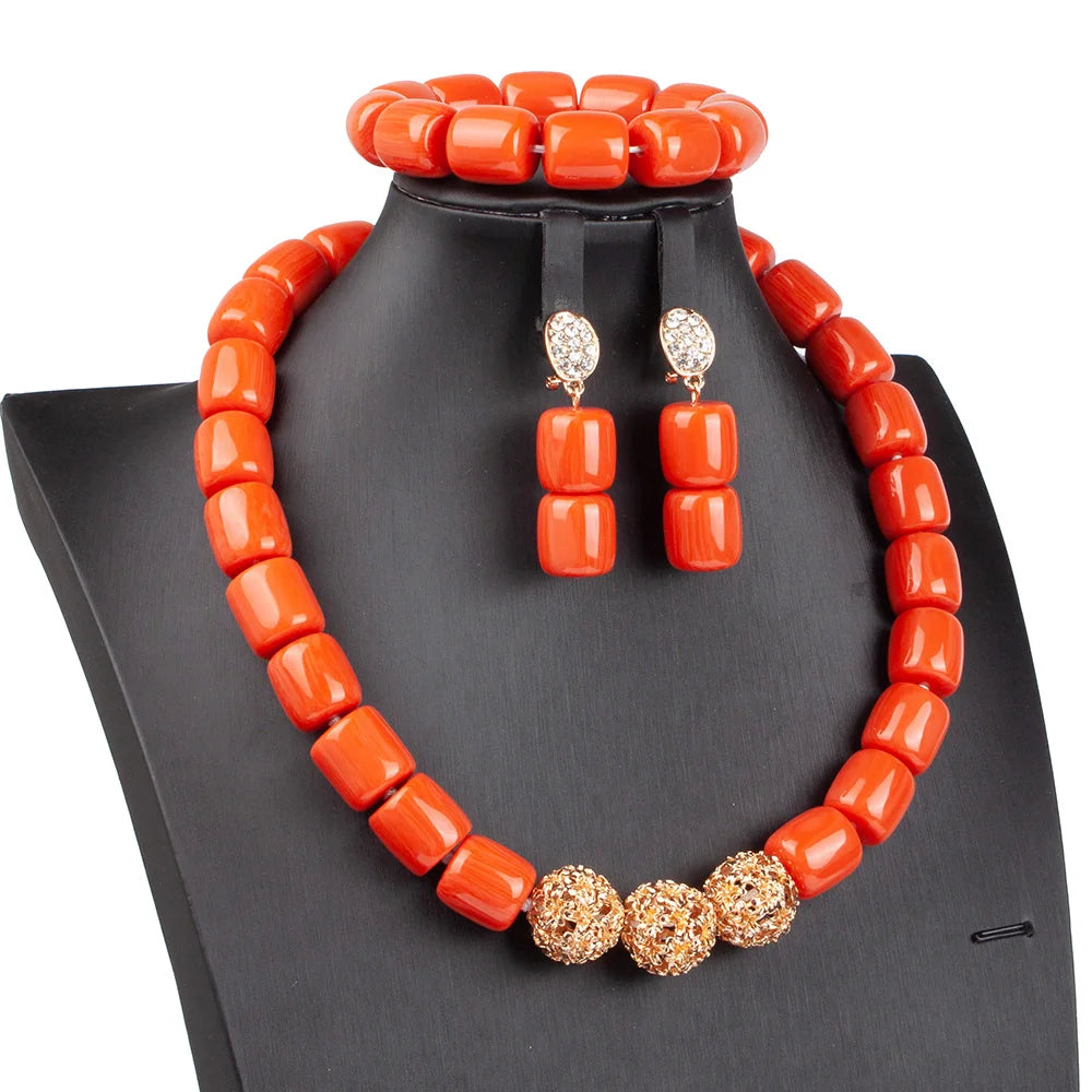 African Beaded Jewelry Set