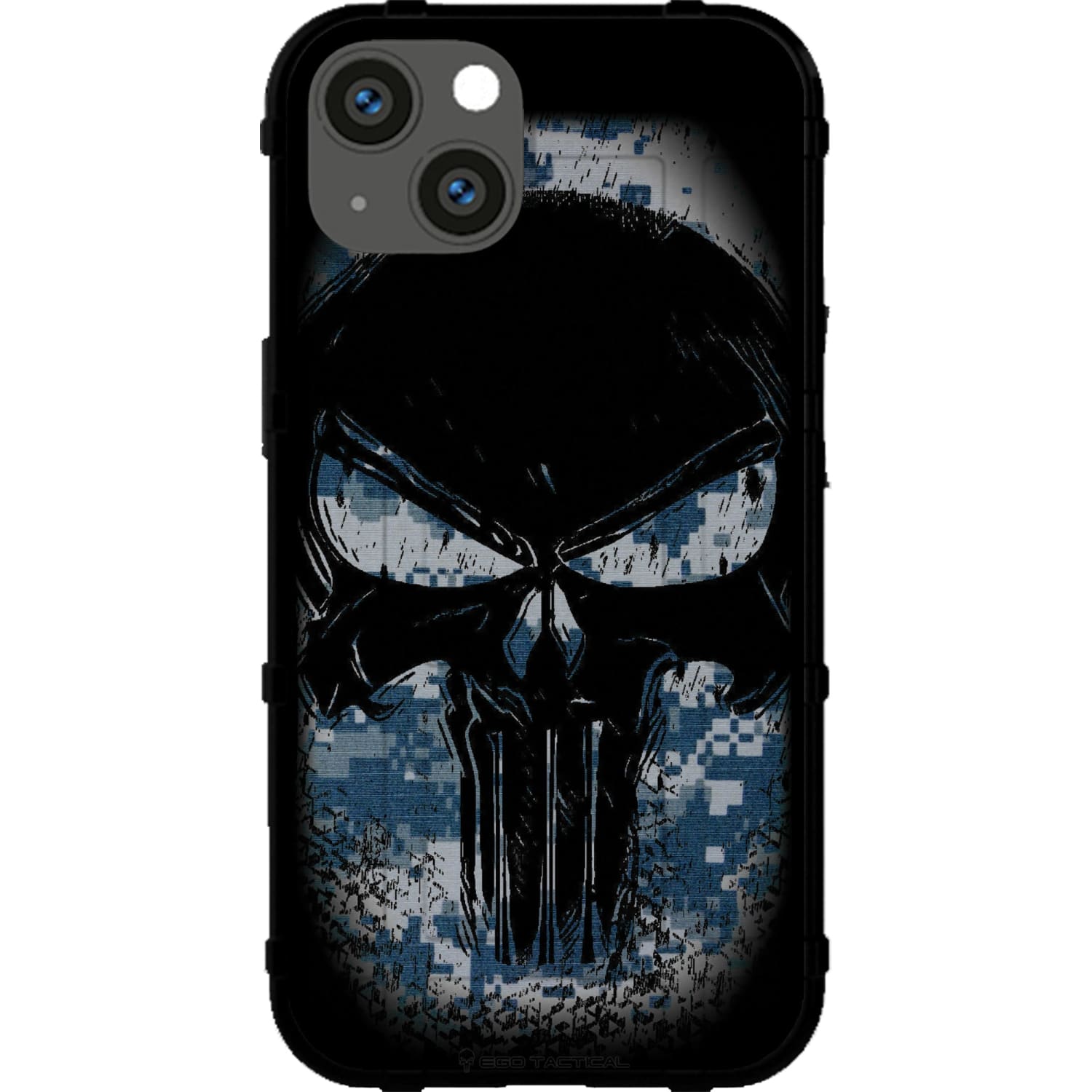 2023 Edition Punisher on US Military Camouflage Custom Printed Android & Apple Phone Case Design