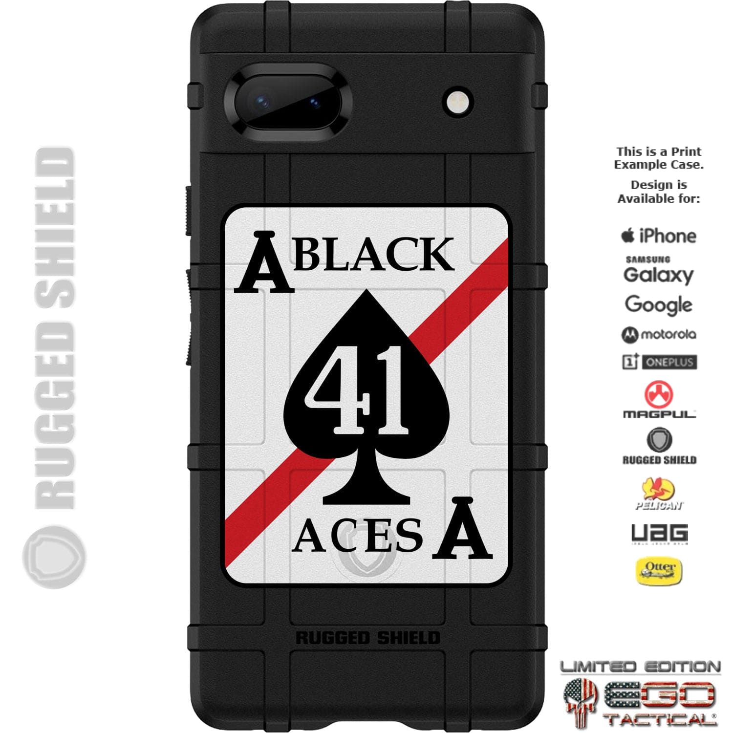 VFA-41 Black Aces Patch Custom Printed Android & Apple Phone Case Design