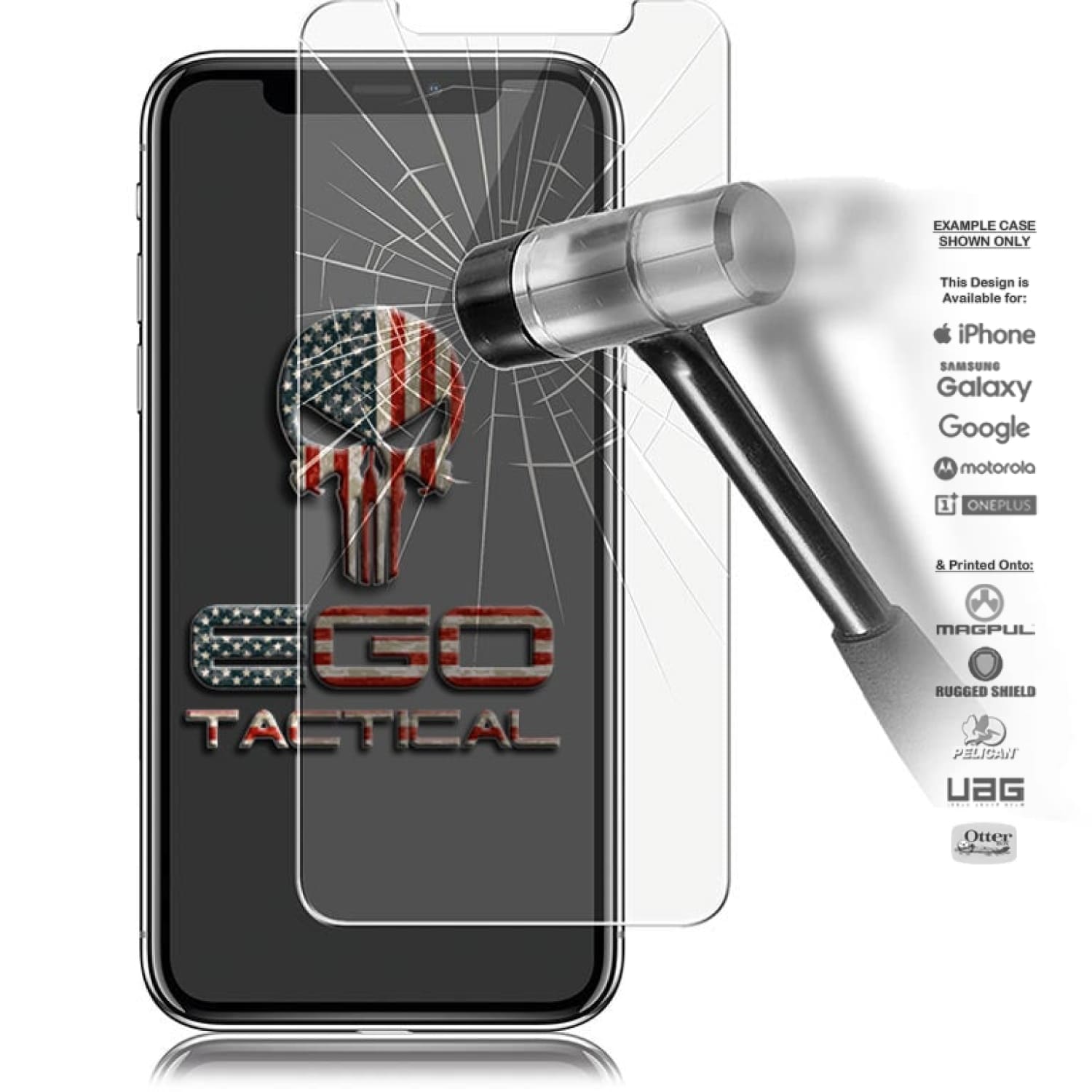 EGO Tactical 9H Tempered Glass Screen Protector Add-On Item