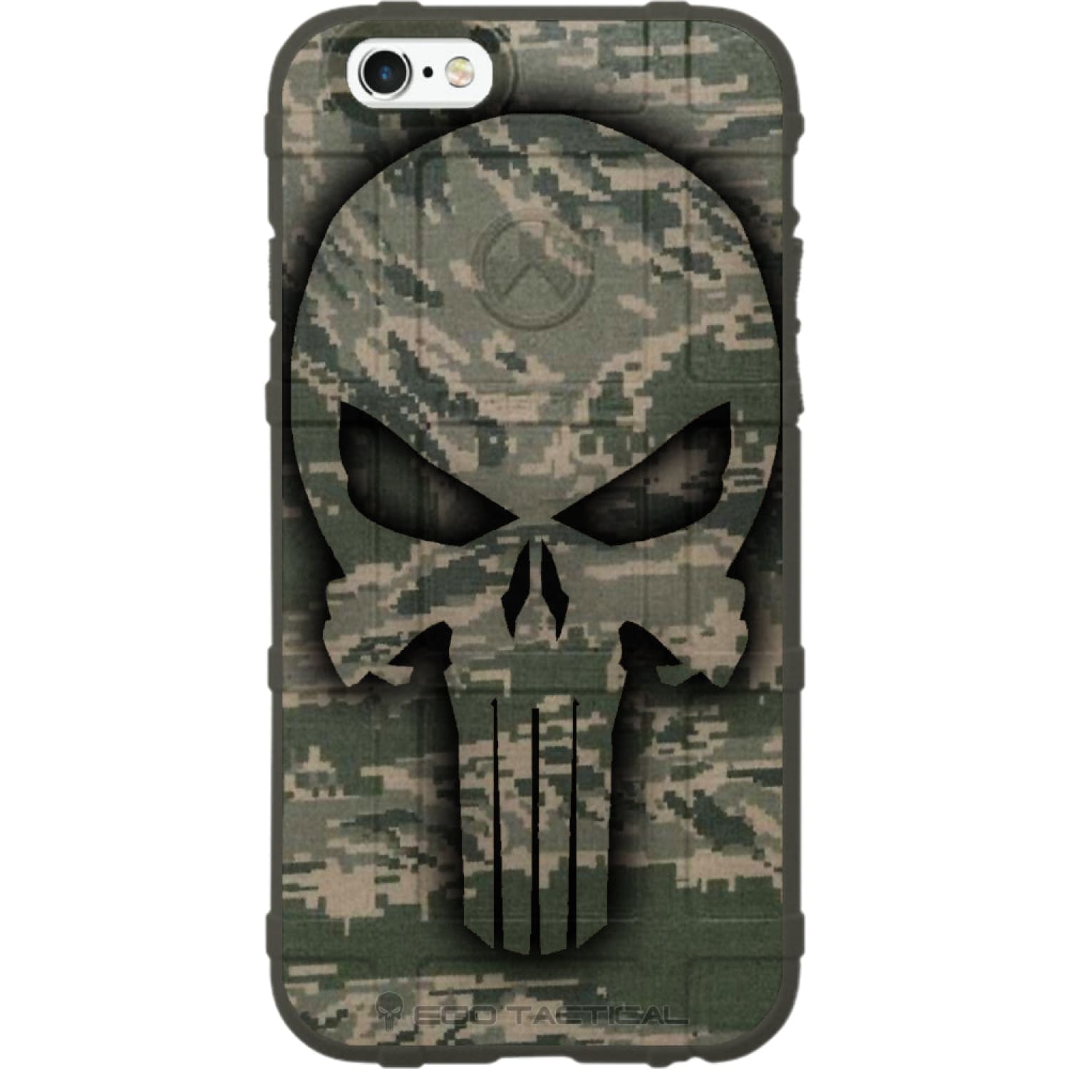 Ghost Punisher on US Military Camouflage Custom Printed Android & Apple Phone Case Design