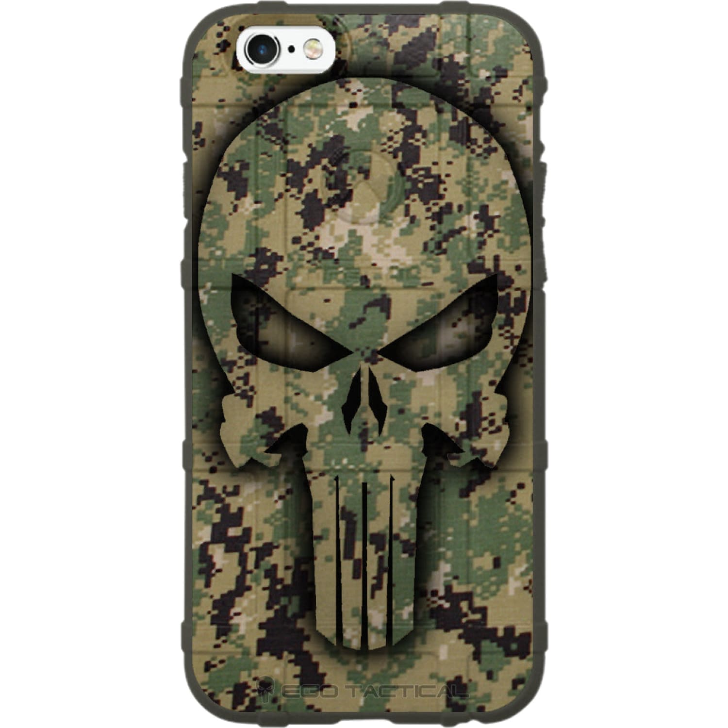 Ghost Punisher on US Military Camouflage Custom Printed Android & Apple Phone Case Design