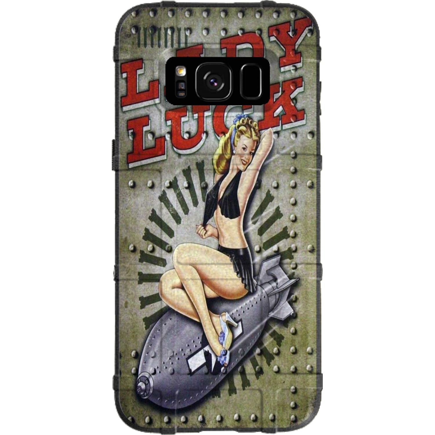 Lady Luck WWII Aircraft Art Custom Printed Android & Apple Phone Case Design