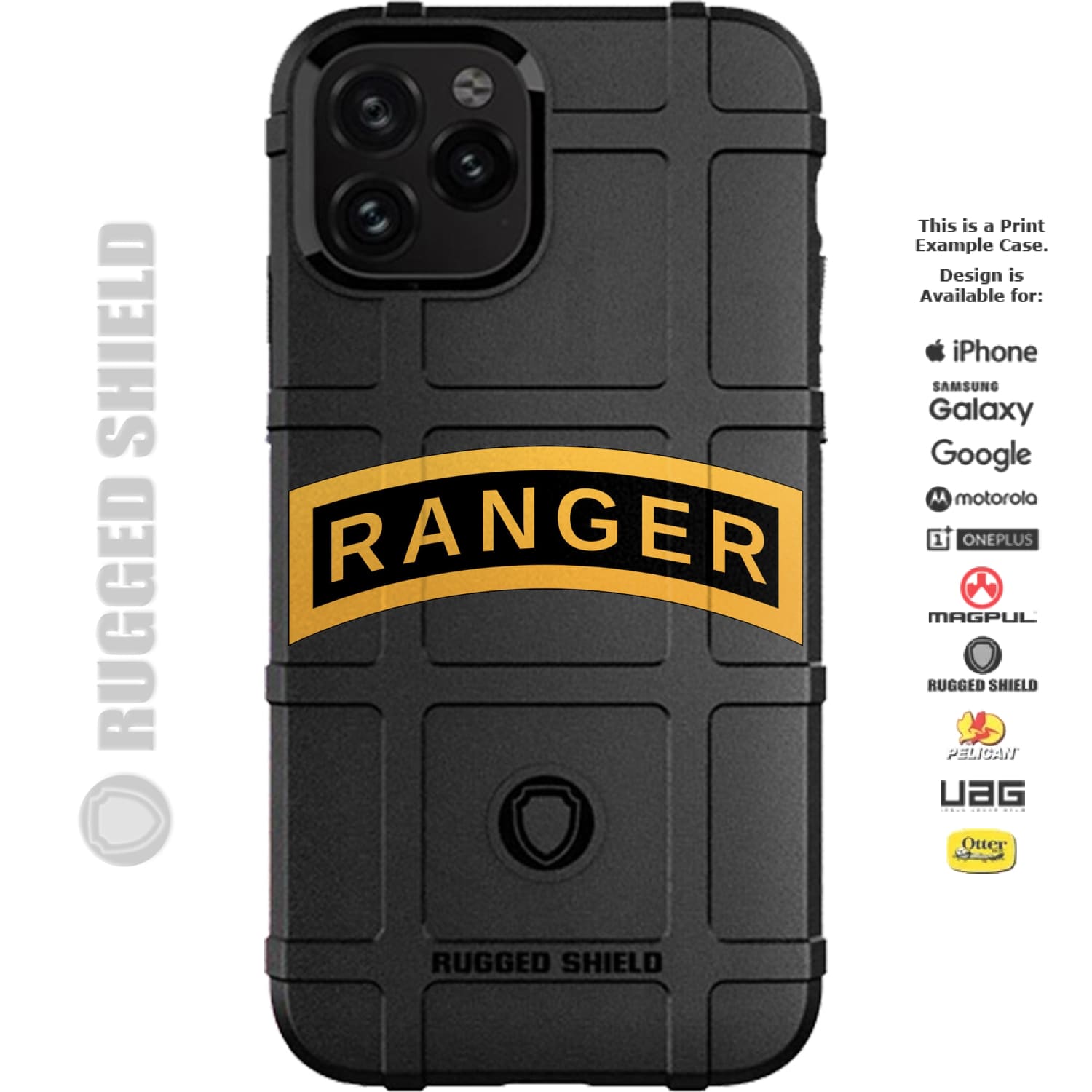 Ranger Tab Patch Custom Printed Android & Apple Phone Case Design