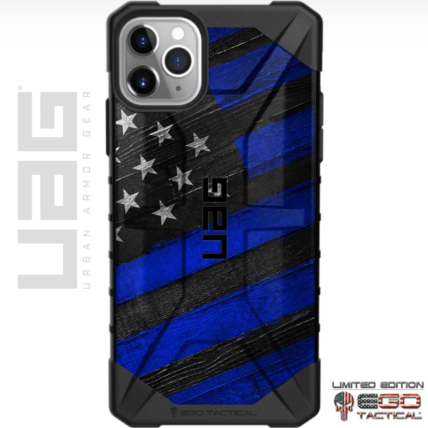 Red, Blue, Green or Yellow Wooden US American Flag Custom Printed Android & Apple Phone Case Design