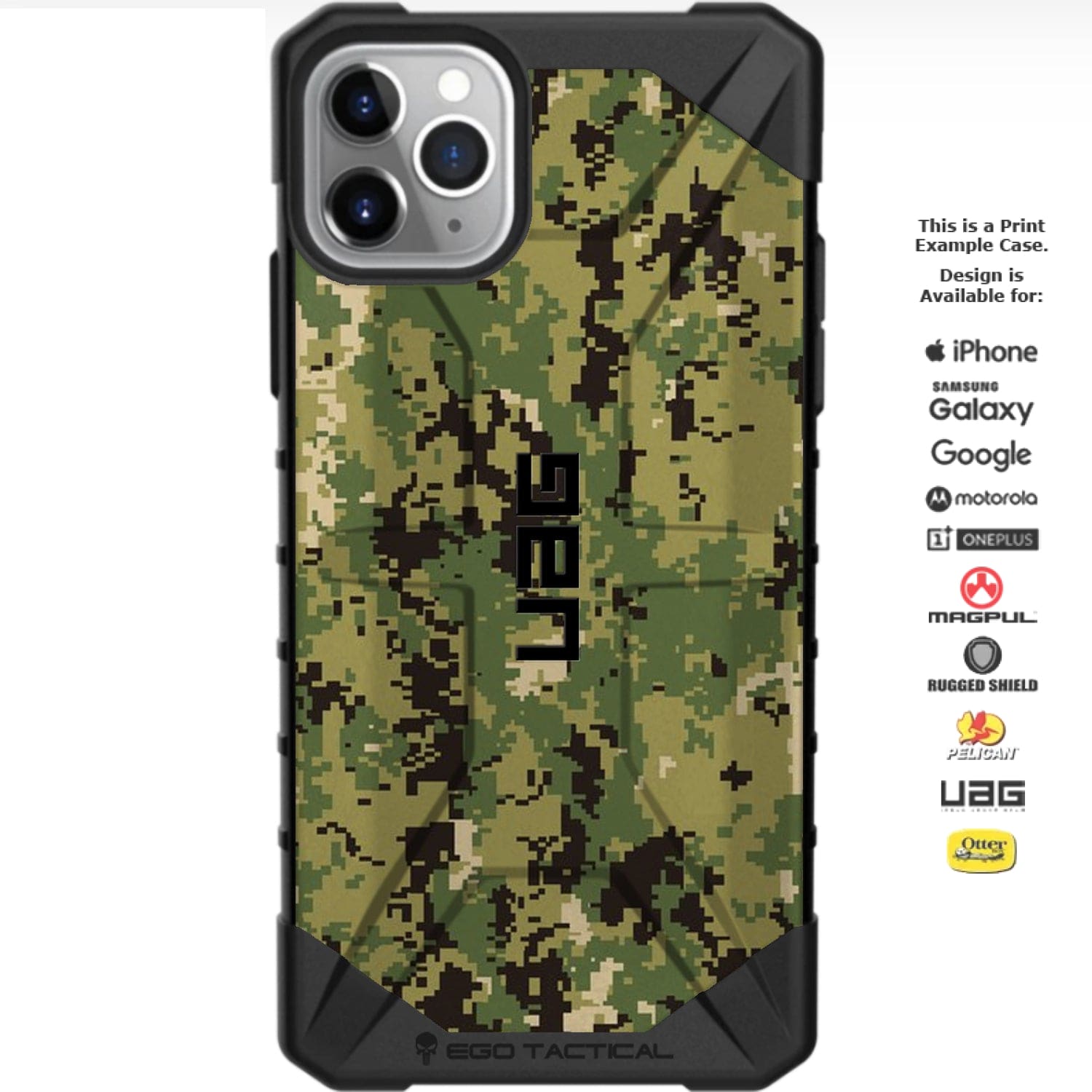 Navy Working Uniform NWU Type 3 Digital Camouflage Custom Printed Android & Apple Phone Case Design