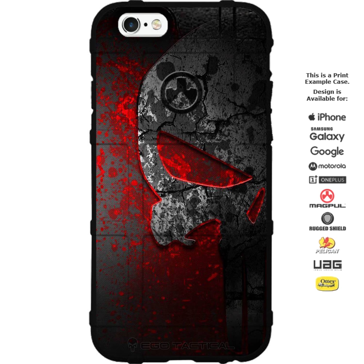 Bloody Grey Punisher Custom Printed Android & Apple Phone Case Design