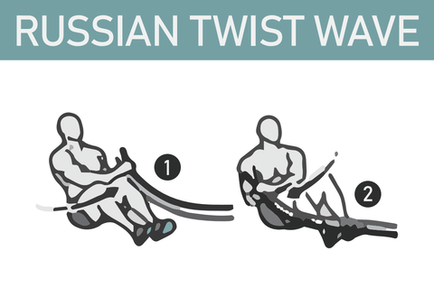 10 Best Battle Rope Workout for Beginners Russian Twist Wave