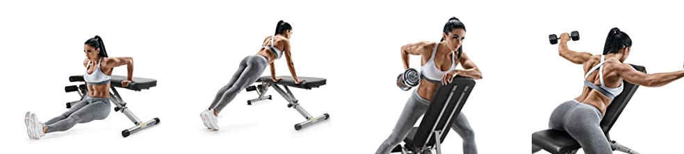 Ritfit Adjustable Foldable Utility Bench For Home Gym