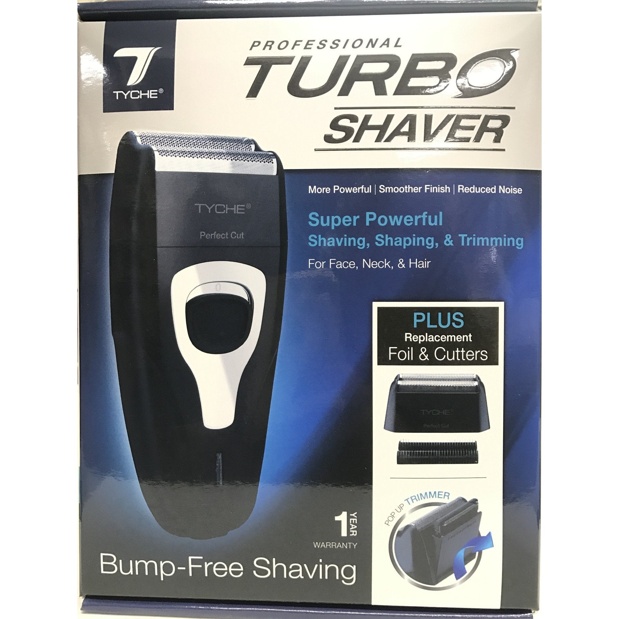 TYCHE PROFESSIONAL TURBO SHAVER BUMP-FREE SHAVING PERFECT CUT