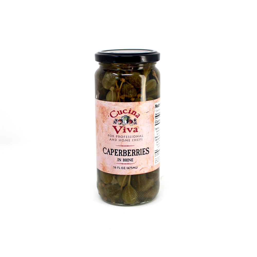 Cucina Viva Caperberries, 16 oz.