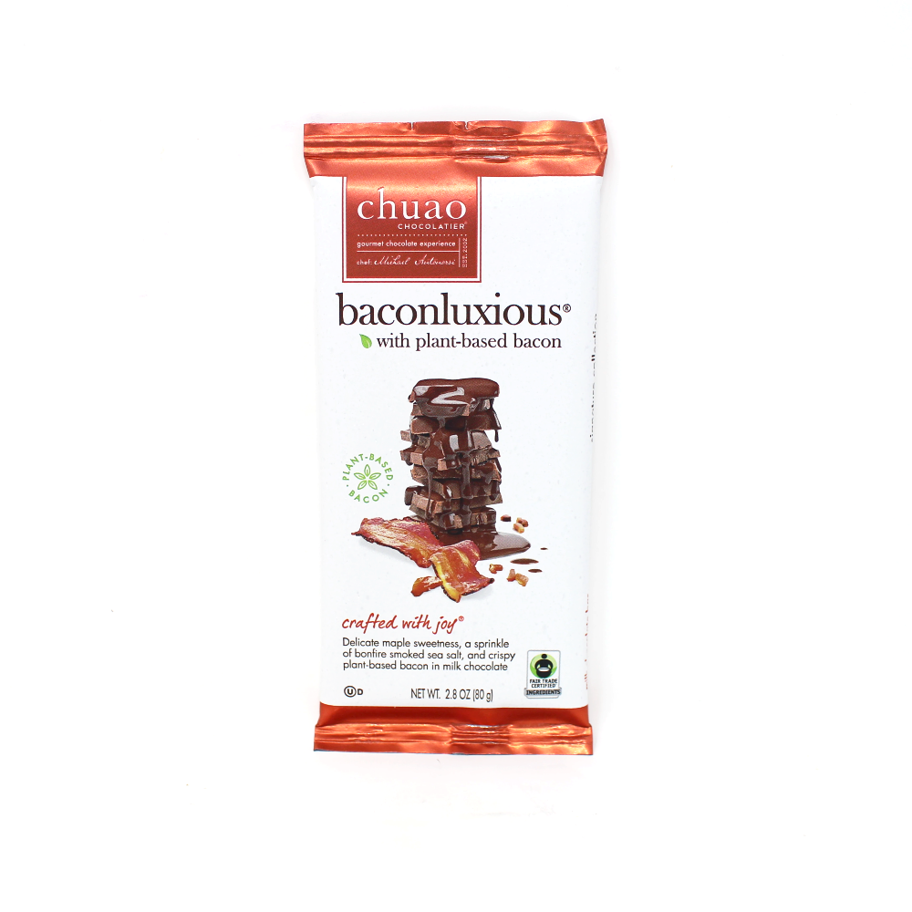 Baconluxious Chocolate Bar, 2.8 oz