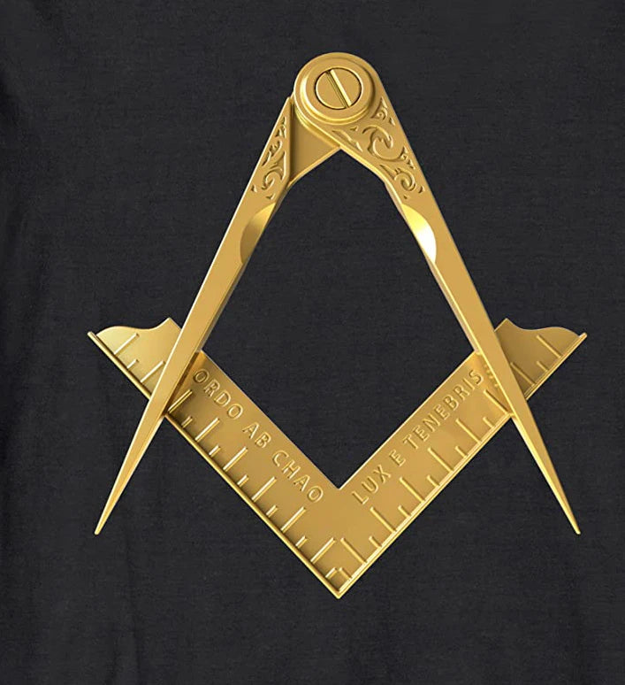 Master Mason Blue Lodge Sweatshirt - Cotton Gold Square & Compass