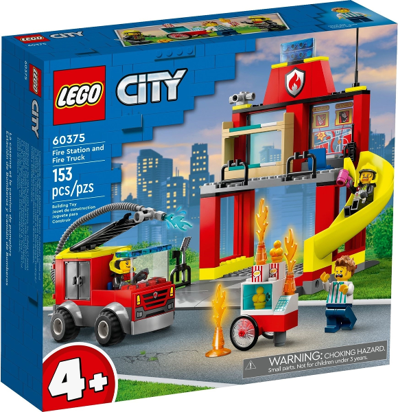 Fire Station and Fire Truck, 60375