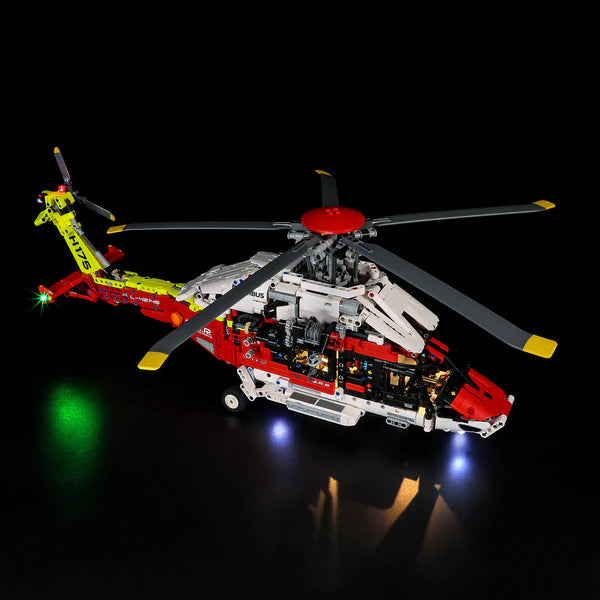 Lightailing Light Kit For Airbus H175 Rescue Helicopter, 42145