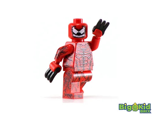 Carnage Custom Printed & Inspired Lego Marvel Minifigure