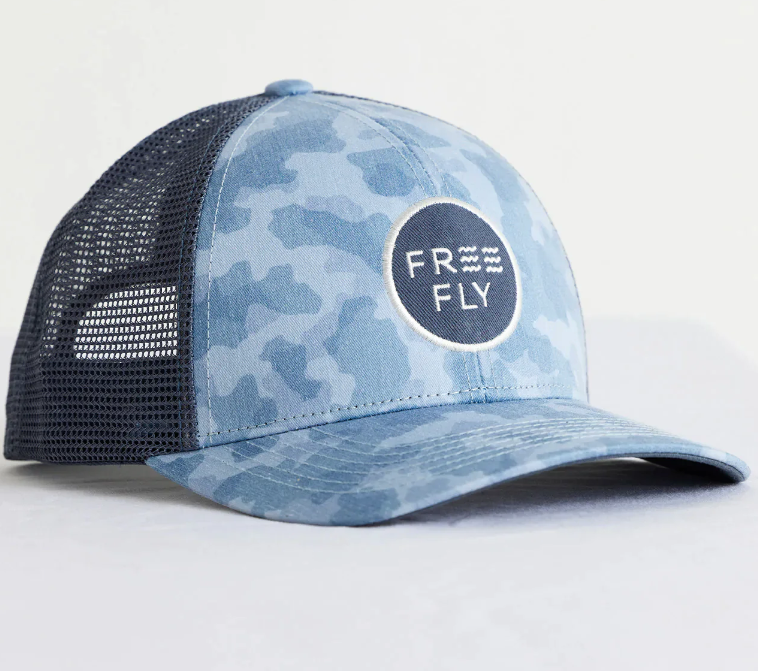 Free Fly Camo Trucker Hat