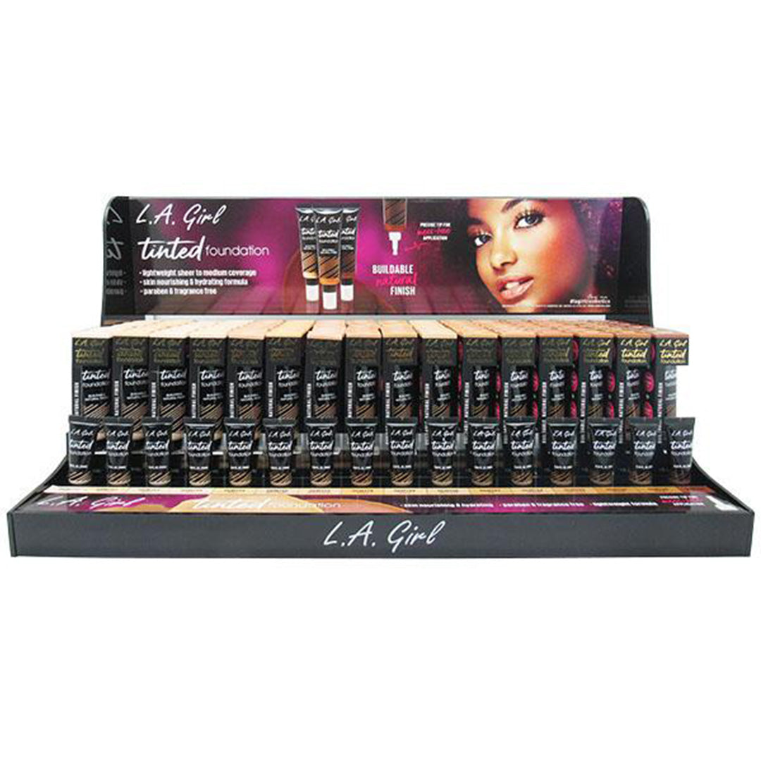 L.A. Girl Tinted Foundation - Wholesale Display 96 Units (GCD415) - On Sale