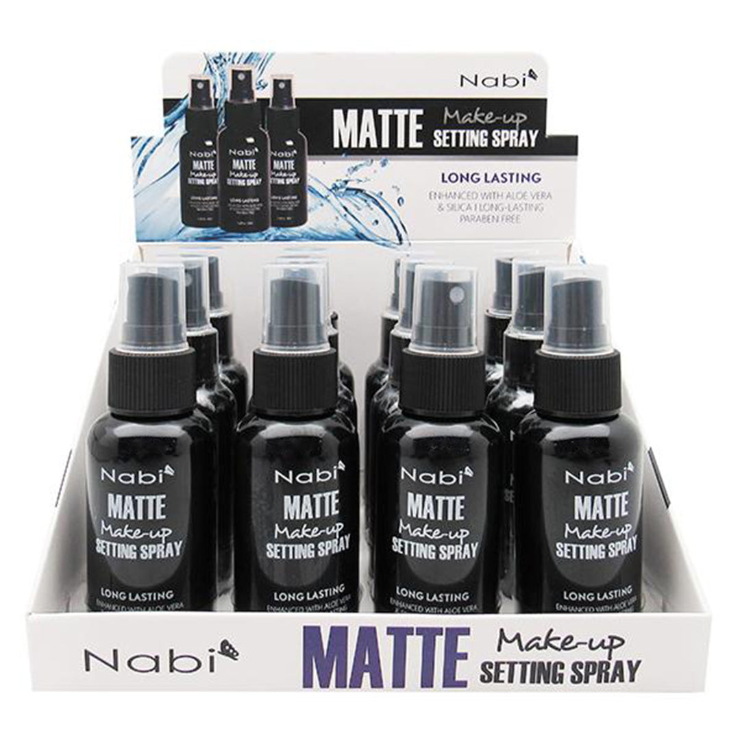 Nabi Matte Makeup Setting Spray - Wholesale Display 12 Units (MS-02)