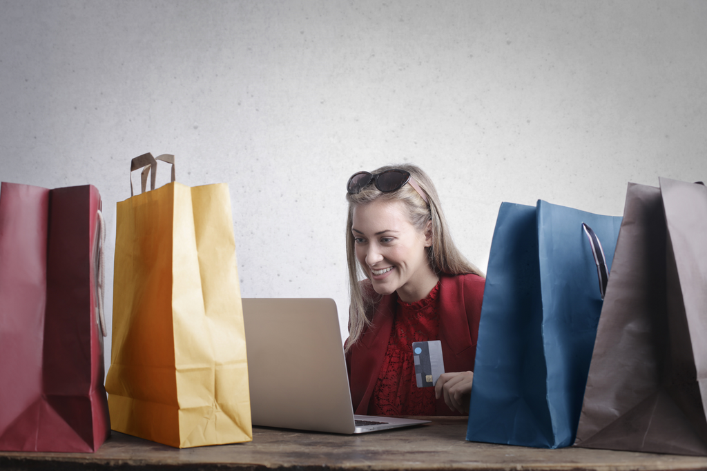 Woman at Computer