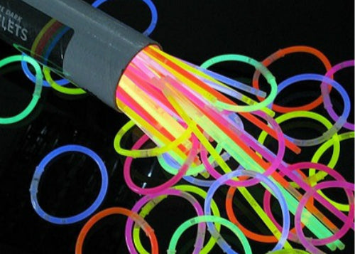 8 Inch Glow Bracelets - Assorted Colors (50 pcs)