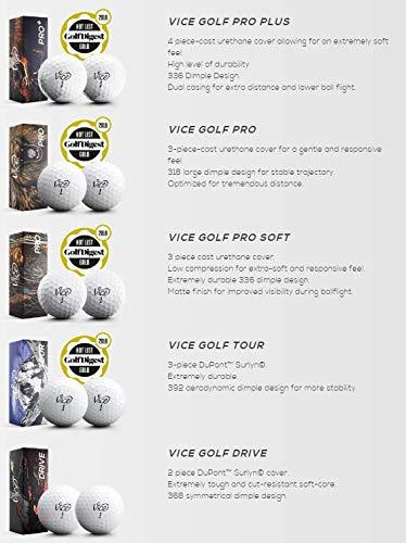 Vice Golf Ball Select Variety Pack - Golf Sampler Pack