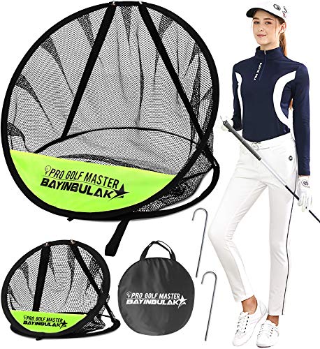 Golf Chipping Practice Nets for Backyard (Set of 2) - Outdoor Golf Game Set