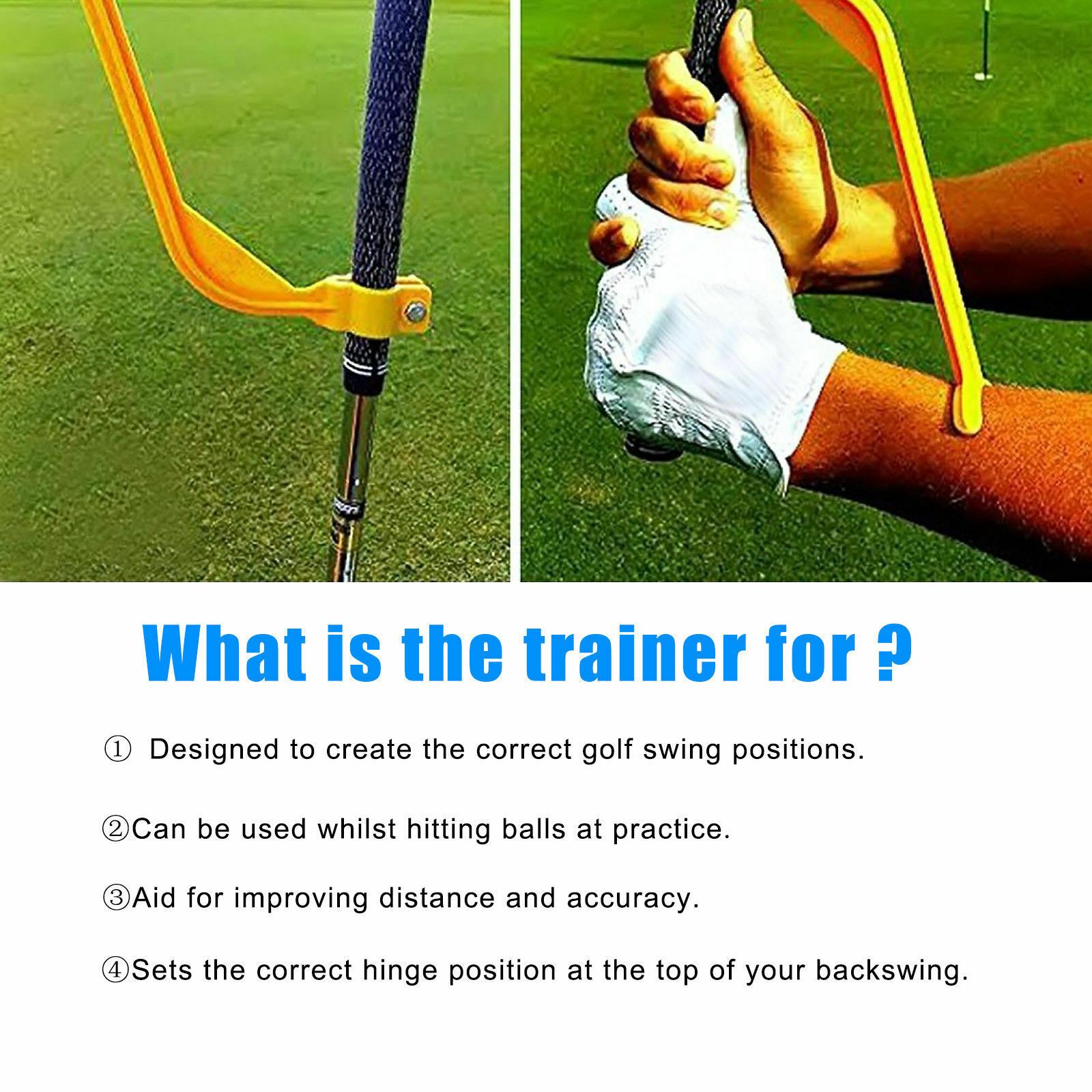 Golf Swing Swinging Tool - Golf Alignment Training Aid