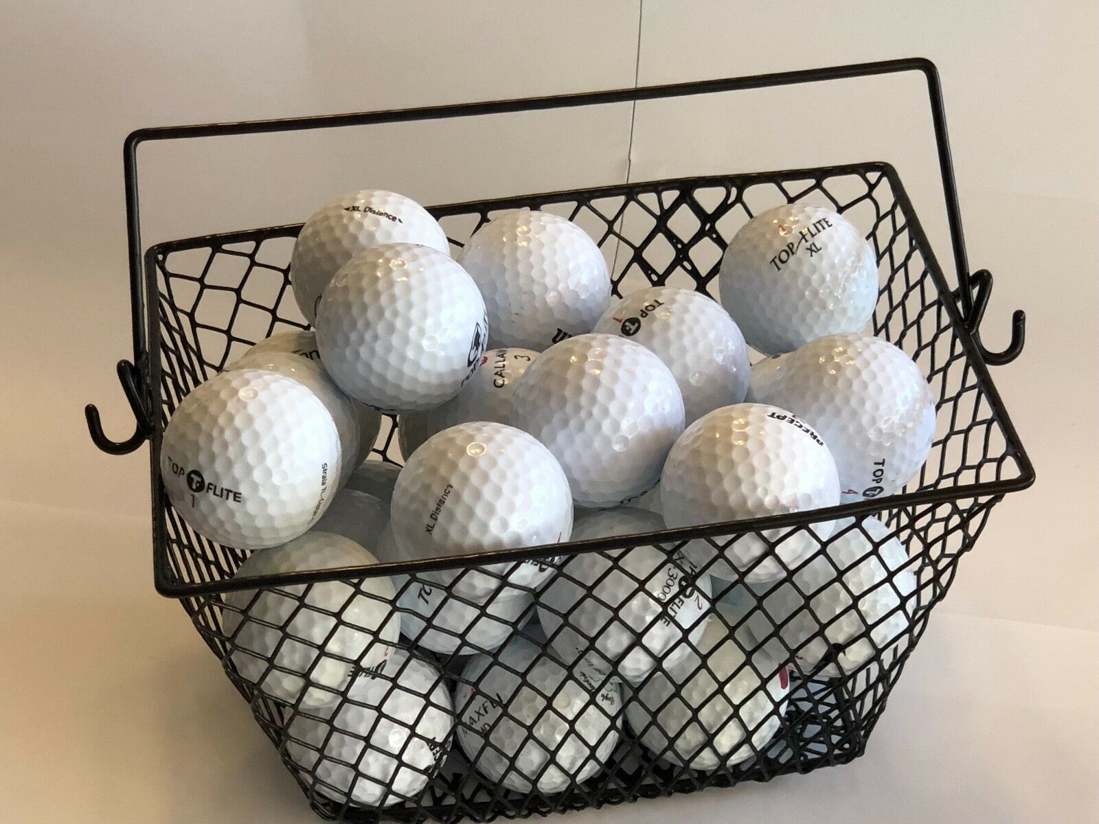 GOLF BALL BASKET... Holds 3 Dozen Balls - Use with Golf Nets
