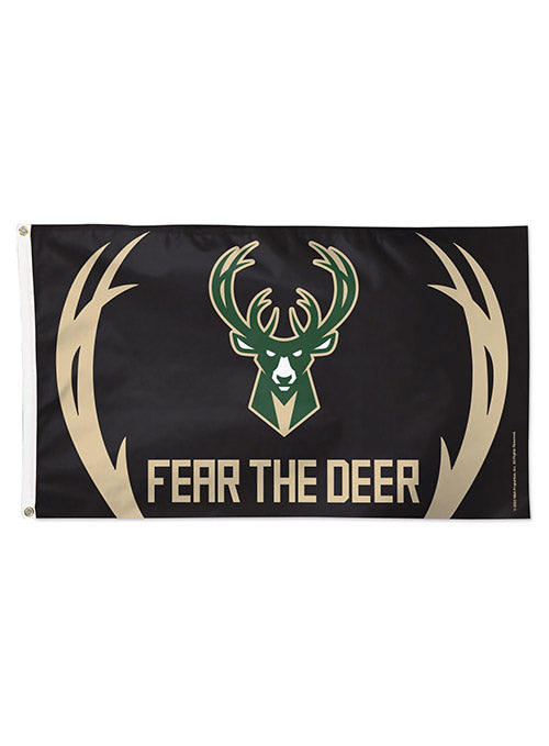 Wincraft 2022 Statement Edition Fear The Deer 3x5 Milwaukee Bucks Flag