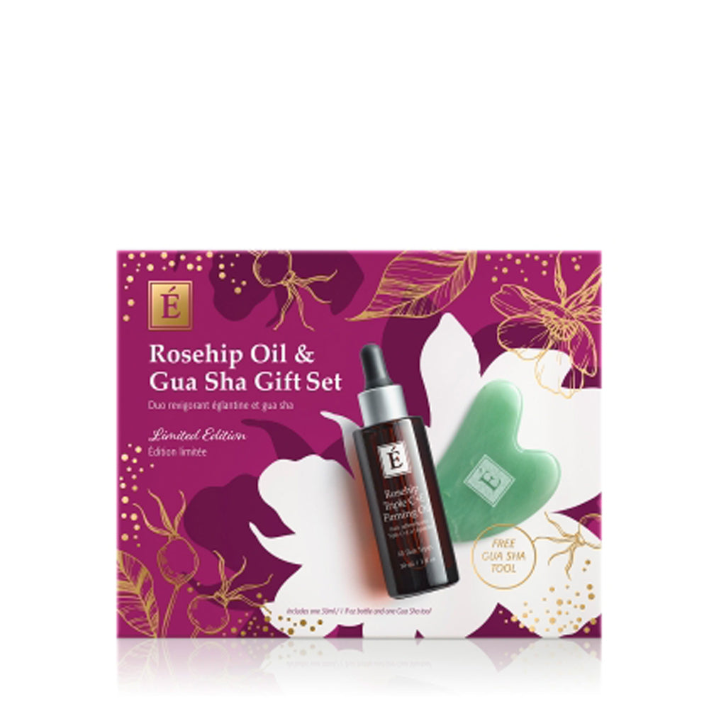 Eminence Organics Rosehip Oil & Gua Sha Gift Set