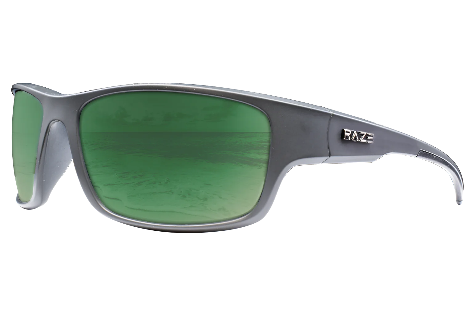 Raze Eyewear - Wake - Grey Polarized Green