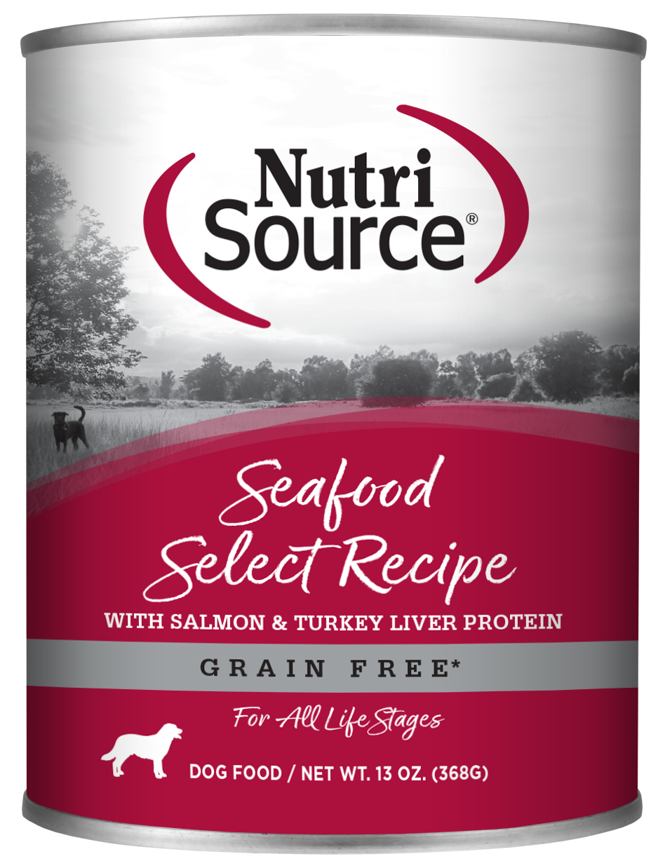 Nutrisource Grain Free Seafood Select Recipe 13oz Wet Dog Food