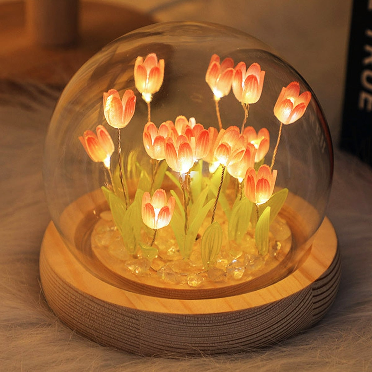 LED Tulip Nightlight Globe