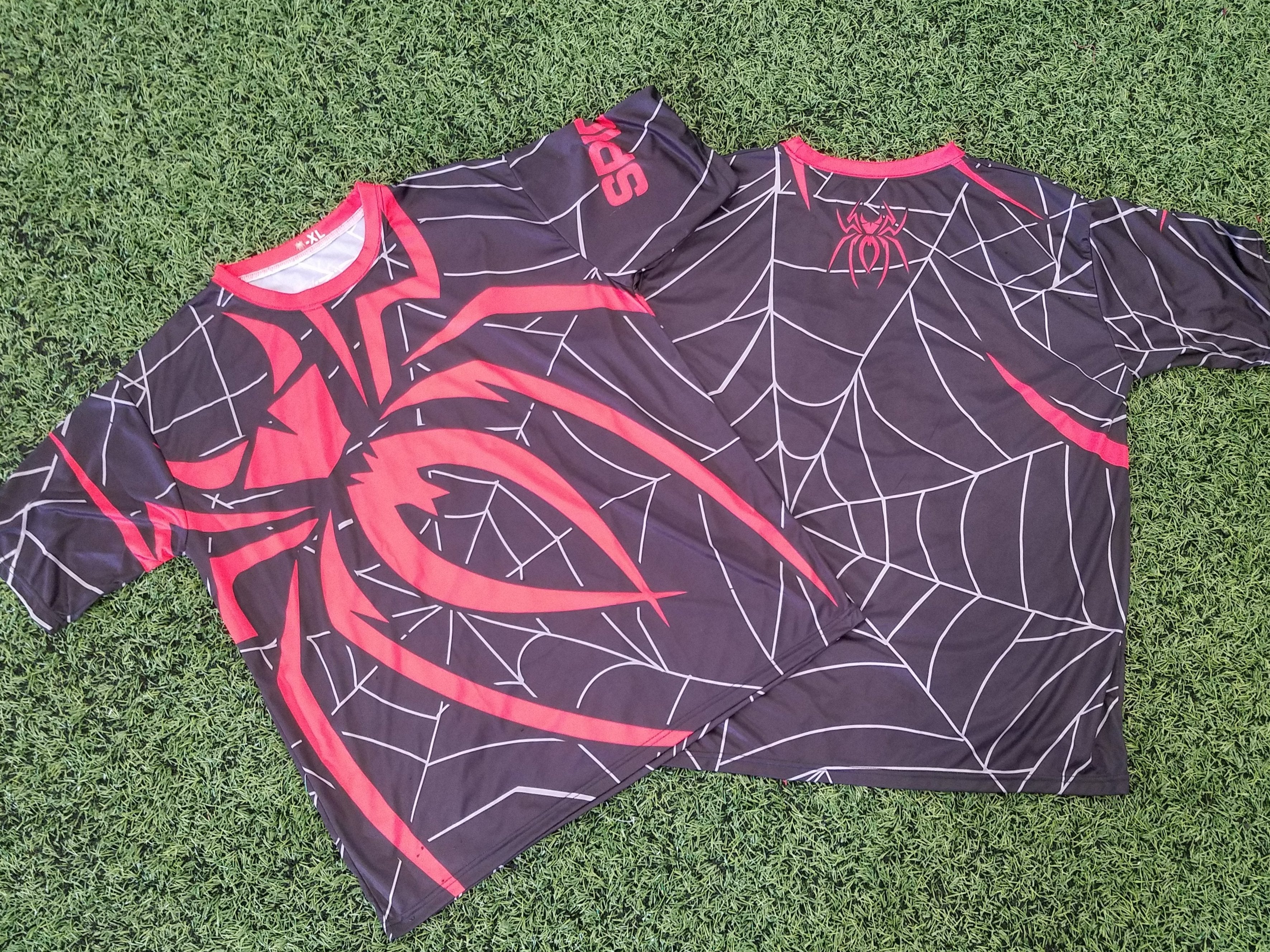 *Pre-Order* Spiderz Full Dye Jersey Buy In - Black/Red/Silver