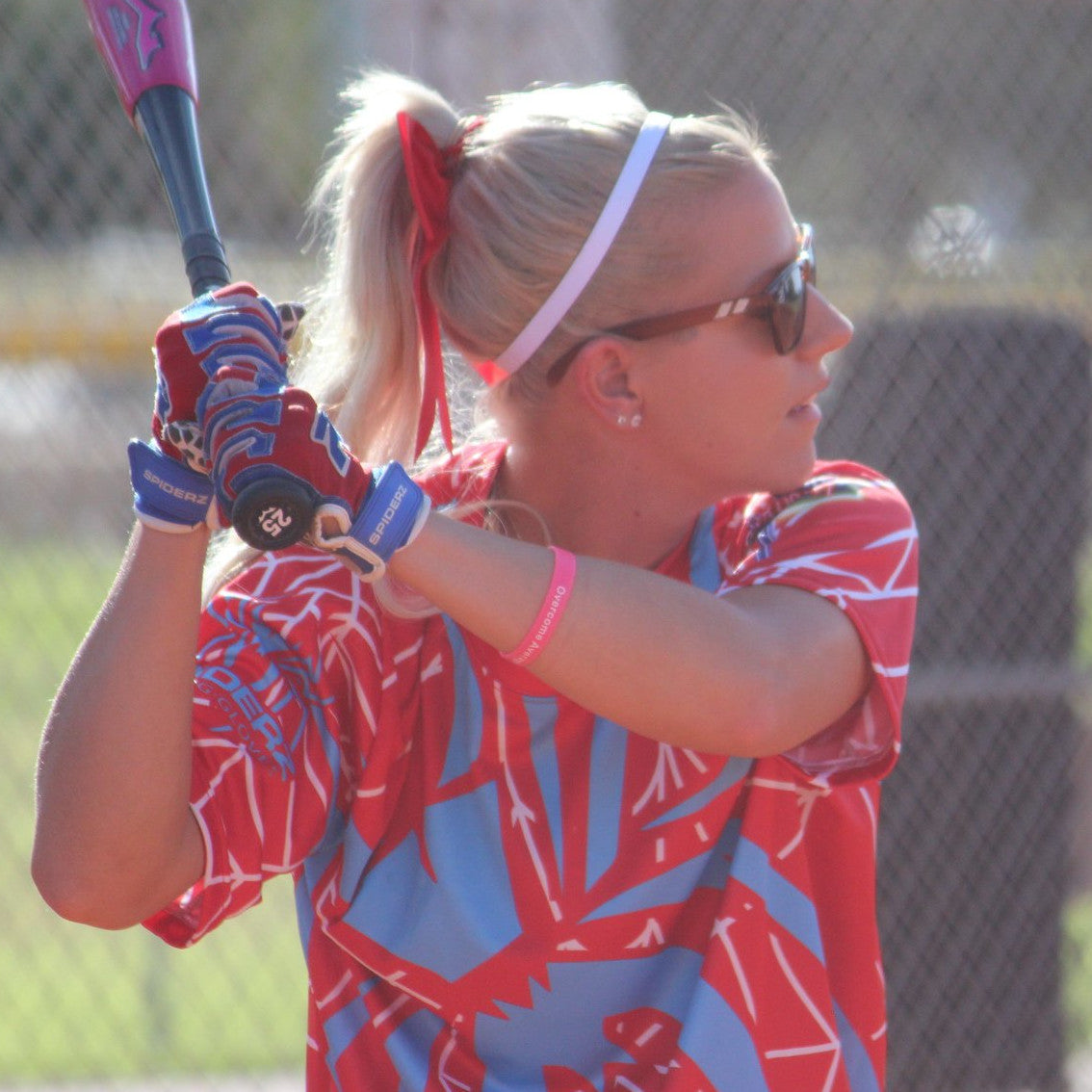 *Pre-Order* Spiderz Full Dye Jersey Buy In - Red/Carolina Blue/White