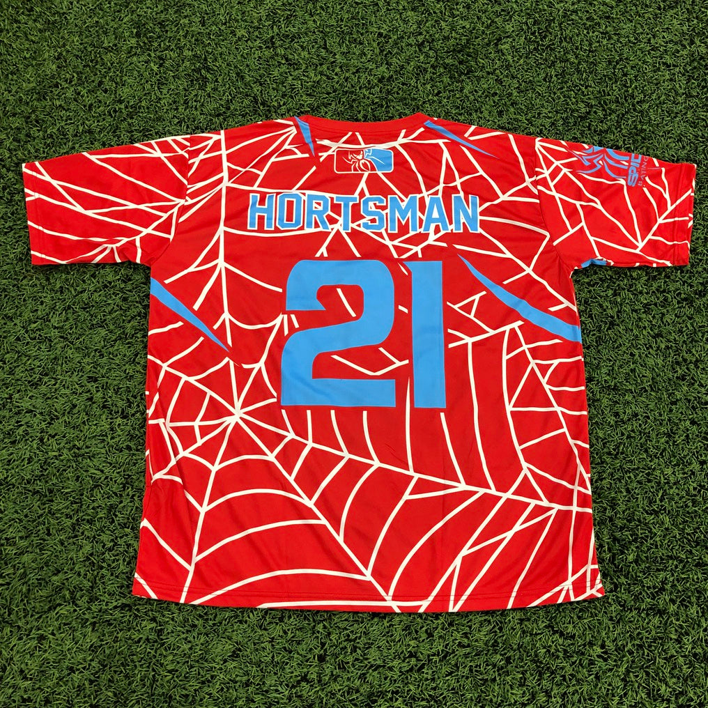 *Pre-Order* Spiderz Full Dye Jersey Buy In - Red/Carolina Blue/White