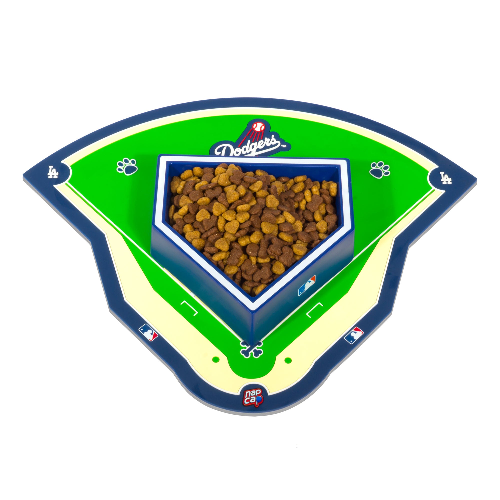 LOS ANGELES DODGERS FIELD PET FEEDING MAT