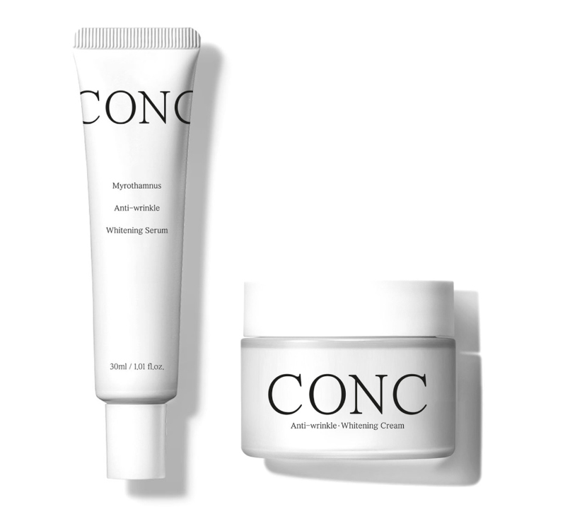 CONC Myrothamnus Anti-wrinkle Whitening Set | Serum 30ml 1.01 fl.oz.  Cream 50ml 1.69fl.oz.