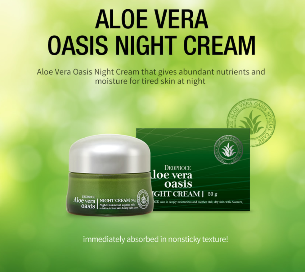 Aloe Vera Oasis Night Cream 50g