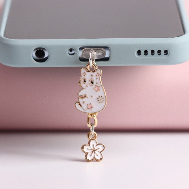 Cat Phone Dust Protection Charms