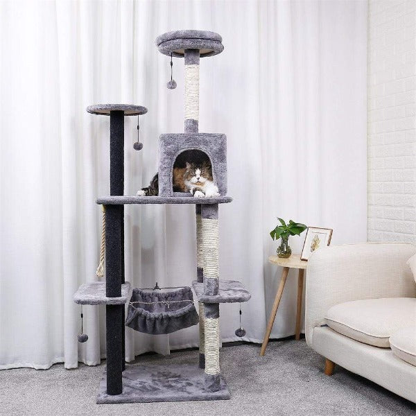 Cat Condo Scratching Post Tree