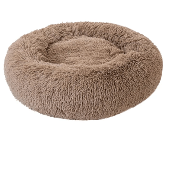 Round Plush Cat Bed