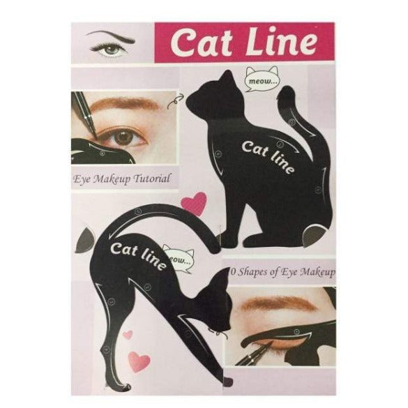 2pcs/Set Cat Eyeliner Makeup Stencil