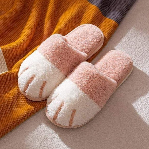 Unisex Cat Paw Slippers